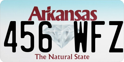 AR license plate 456WFZ