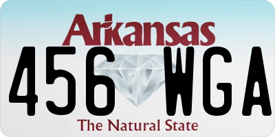 AR license plate 456WGA