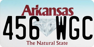 AR license plate 456WGC