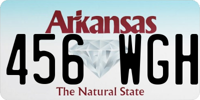 AR license plate 456WGH