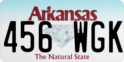 AR license plate 456WGK