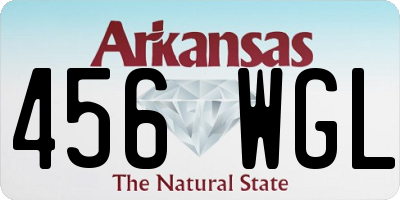 AR license plate 456WGL