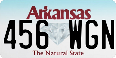 AR license plate 456WGN