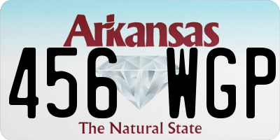 AR license plate 456WGP