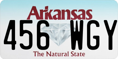 AR license plate 456WGY