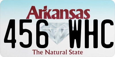 AR license plate 456WHC