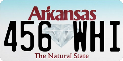 AR license plate 456WHI