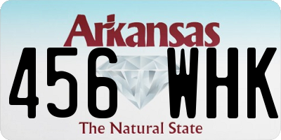 AR license plate 456WHK