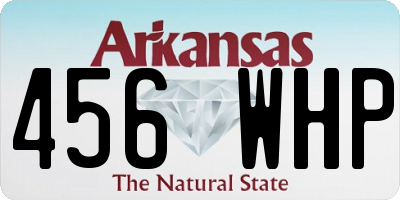 AR license plate 456WHP