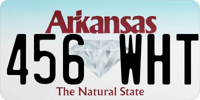 AR license plate 456WHT