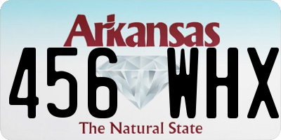 AR license plate 456WHX