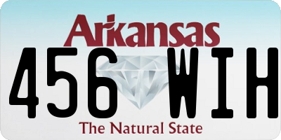 AR license plate 456WIH
