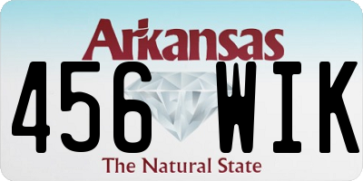 AR license plate 456WIK