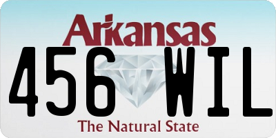 AR license plate 456WIL