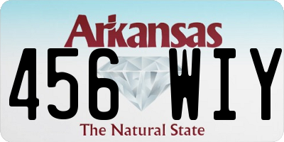 AR license plate 456WIY