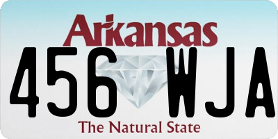 AR license plate 456WJA