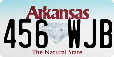 AR license plate 456WJB