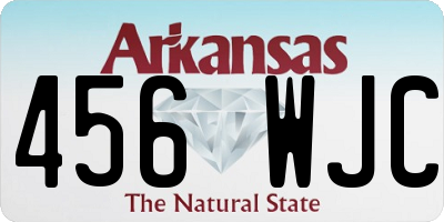 AR license plate 456WJC