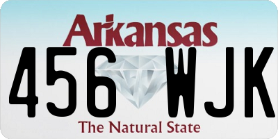 AR license plate 456WJK