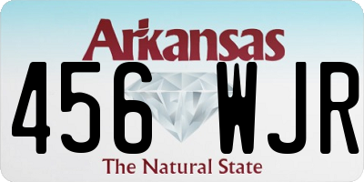 AR license plate 456WJR