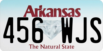 AR license plate 456WJS