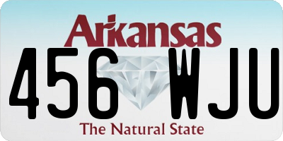 AR license plate 456WJU