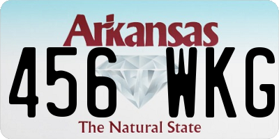 AR license plate 456WKG