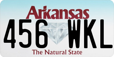 AR license plate 456WKL