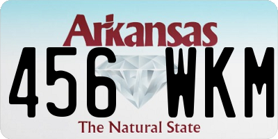 AR license plate 456WKM