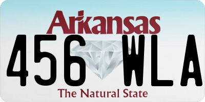 AR license plate 456WLA