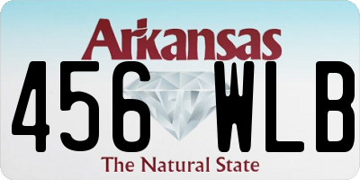 AR license plate 456WLB