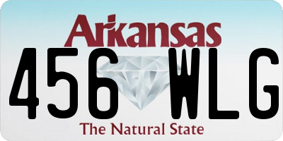 AR license plate 456WLG