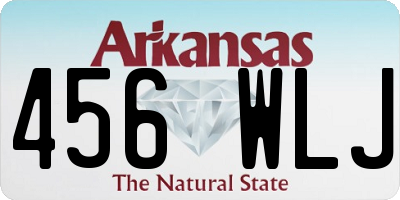 AR license plate 456WLJ
