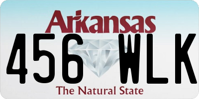 AR license plate 456WLK