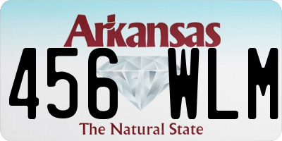 AR license plate 456WLM