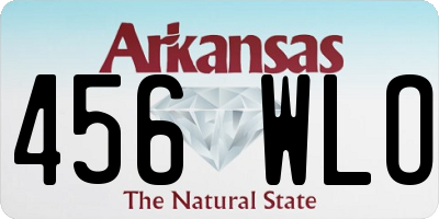 AR license plate 456WLO