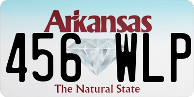 AR license plate 456WLP