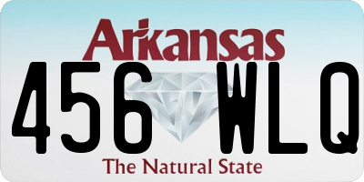 AR license plate 456WLQ