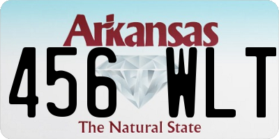AR license plate 456WLT