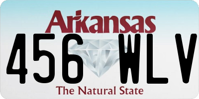 AR license plate 456WLV