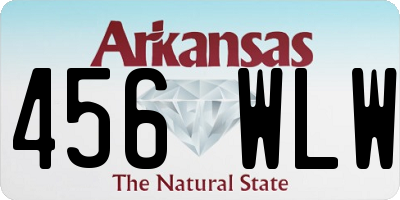 AR license plate 456WLW