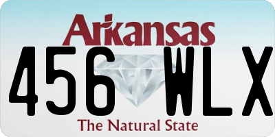 AR license plate 456WLX
