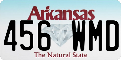 AR license plate 456WMD