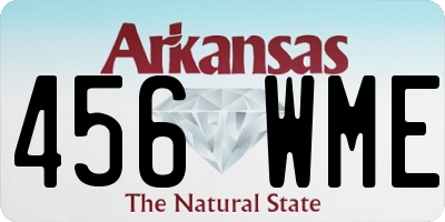 AR license plate 456WME