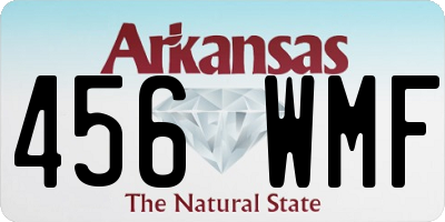 AR license plate 456WMF