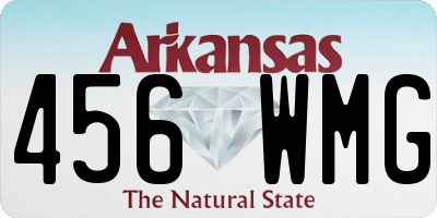 AR license plate 456WMG