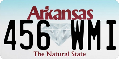 AR license plate 456WMI
