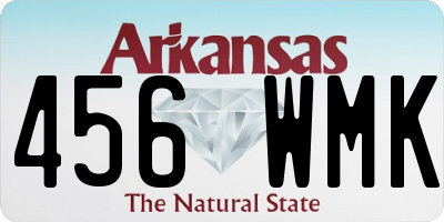 AR license plate 456WMK