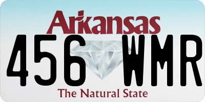 AR license plate 456WMR