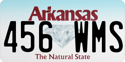 AR license plate 456WMS